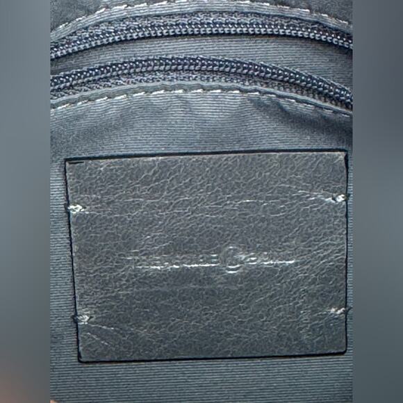 Treasure & Bond Gray Leather Barrel Cylinder Bag – Rare - Picture 5 of 9